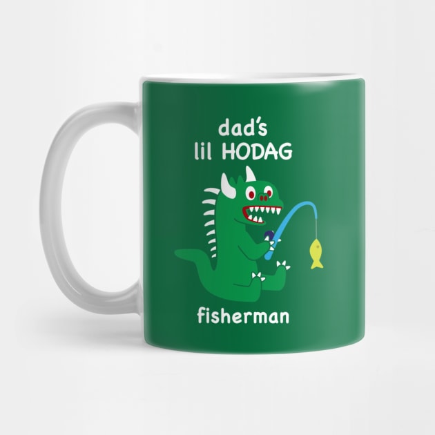 Lil Hodag - Dad’s Lil Hodag Fisherman Children's Character by BlueSkyTheory